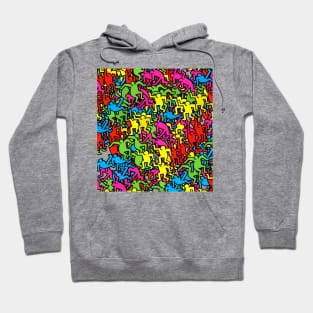 people color pattern Hoodie